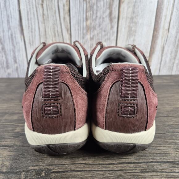 Dansko Paisley Suede Vibram Hiking Shoes Women's Sz 11-11.5 EU41 Maroon (VGC) - Picture 4 of 9